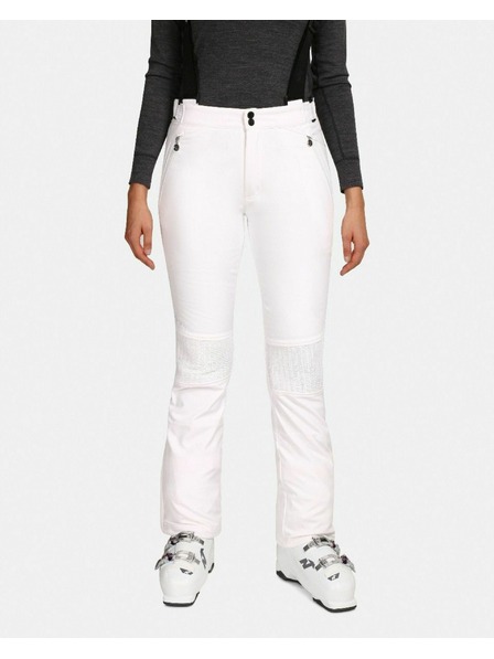 Kilpi Dámské softshellové lyžařské kalhoty Kilpi DIONE-W Bílá