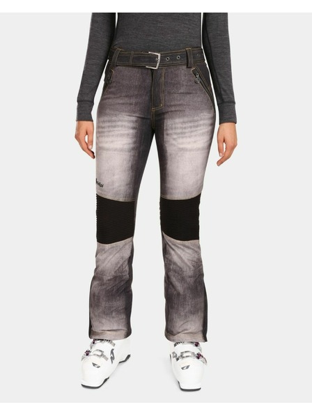 Kilpi Dámské softshellové lyžařské kalhoty Kilpi JEANSO-W Černá