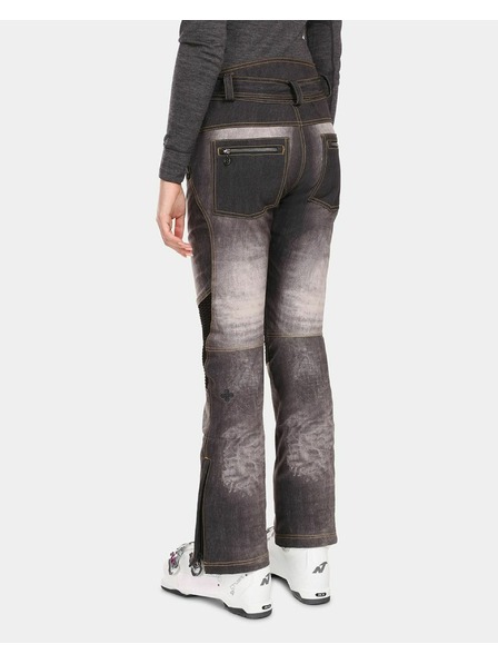 Kilpi Dámské softshellové lyžařské kalhoty Kilpi JEANSO-W Černá