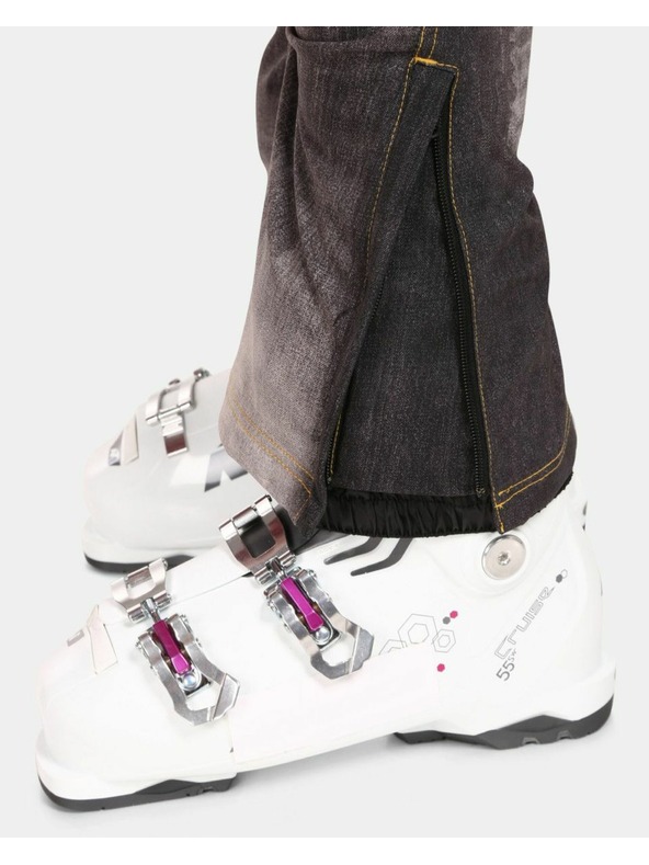 Kilpi Dámské softshellové lyžařské kalhoty Kilpi JEANSO-W Černá