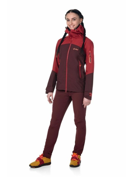 Kilpi Dámské outdoorové kalhoty Kilpi BRODELIA-W Tmavě červená