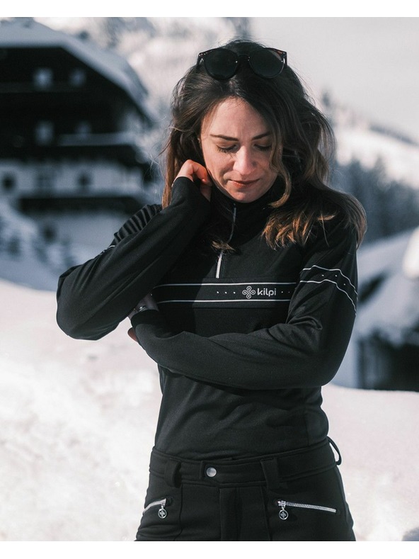 Kilpi Dámské termoprádlo s dlouhým rukávem Kilpi LEEMA-W Černá