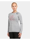 Kilpi Dámské funkční tričko s dlouhým rukávem Kilpi MAVORA TOP-W Světle šedá