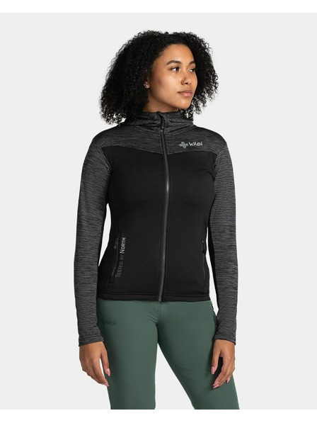 Kilpi Dámská sportovní mikina s kapucí Kilpi SEVELEN-W Černá