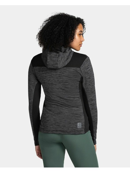 Kilpi Dámská sportovní mikina s kapucí Kilpi SEVELEN-W Černá