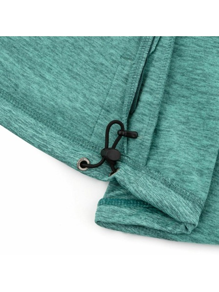 Kilpi Dámská sportovní mikina s kapucí Kilpi LAYANA-W Tyrkysová