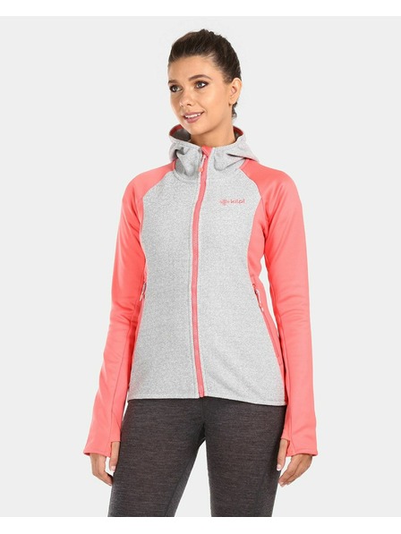 Kilpi Dámská fleecová mikina Kilpi VERSAM-W Růžová