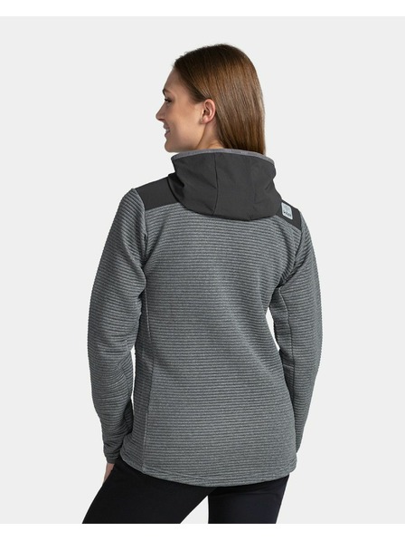 Kilpi Dámská sportovní mikina s kapucí Kilpi TANALI-W Tmavě šedá
