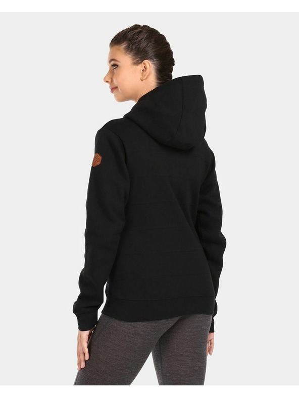 Kilpi Dámská bavlněná mikina Kilpi RAJANA-W Černá