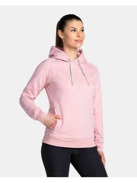 Kilpi Dámská bavlněná mikina Kilpi SOHEY-W Světle růžová