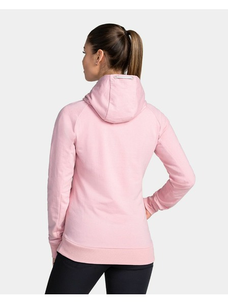 Kilpi Dámská bavlněná mikina Kilpi SOHEY-W Světle růžová