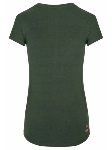 Kilpi Dámské tričko s krátkým rukávem Kilpi TORNES-W Tmavě zelená