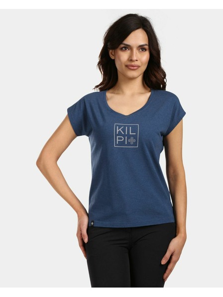 Kilpi Dámské tričko z bavlny Kilpi ROANE-W Tmavě modrá