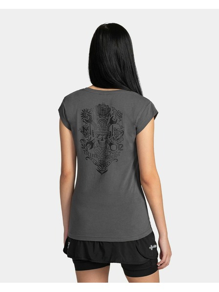 Kilpi Dámské bavlněné triko Kilpi LOS-W Tmavě šedá