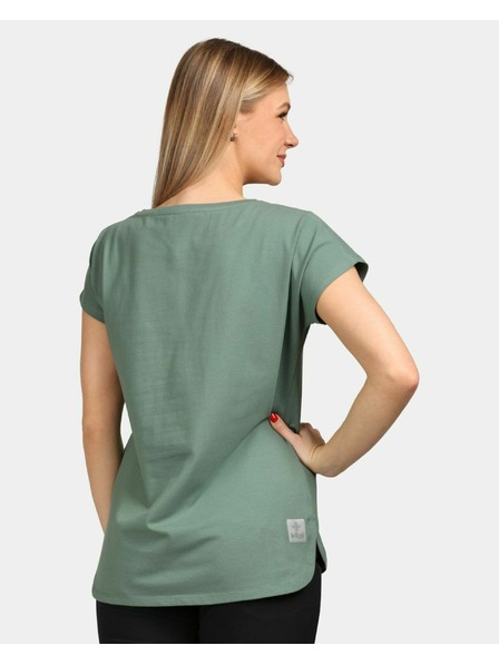 Kilpi Dámské tričko z bavlny Kilpi NELLIM-W Khaki