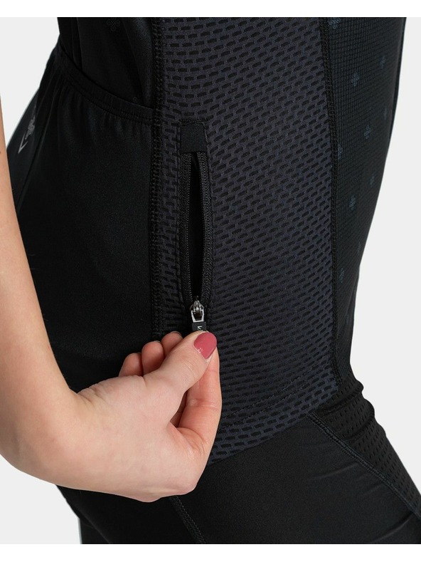 Kilpi Dámský cyklistický dres Kilpi MOATE-W Černá