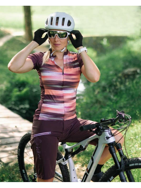 Kilpi Dámský cyklistický dres Kilpi MOATE-W Tmavě modrá
