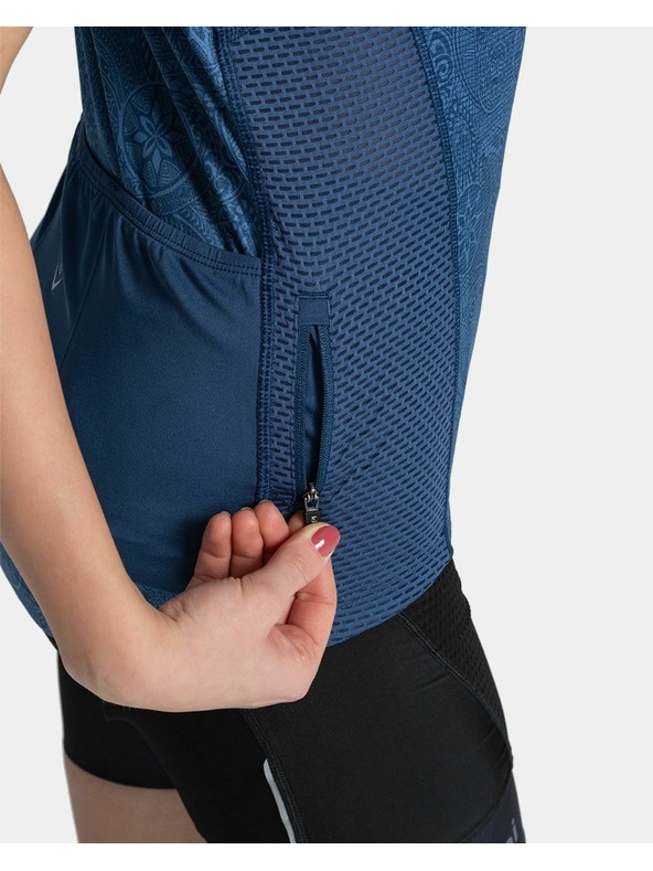 Kilpi Dámský cyklistický dres Kilpi MOATE-W Tmavě modrá