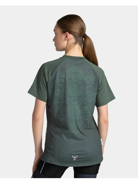 Kilpi Dámský cyklistický dres Kilpi REMIDO-W Tmavě zelená