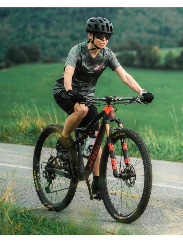 Kilpi Dámský cyklistický dres Kilpi REMIDO-W Tmavě zelená