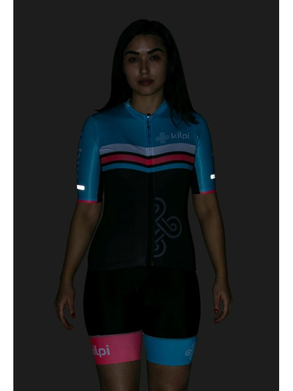 Kilpi Dámský týmový cyklistický dres Kilpi CORRIDOR-W Světle modrá