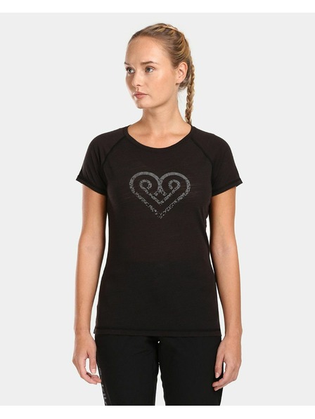 Kilpi Dámské tričko z merino vlny Kilpi ZARJA-W Černá