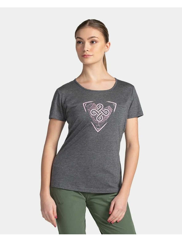 Kilpi Dámské funkční tričko Kilpi GAROVE-W Tmavě šedá