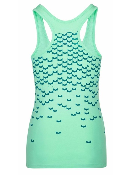 Kilpi Dámské bavlněné tílko Kilpi LEAVES-W Tyrkysová