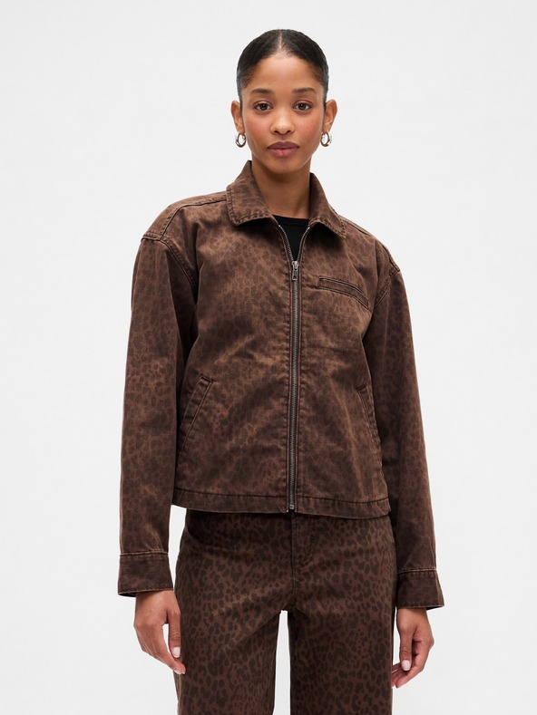 GAP Džínová crop bunda GAP