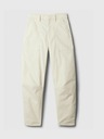 GAP Dámské kalhoty High Rise Barrel Khakis GAP