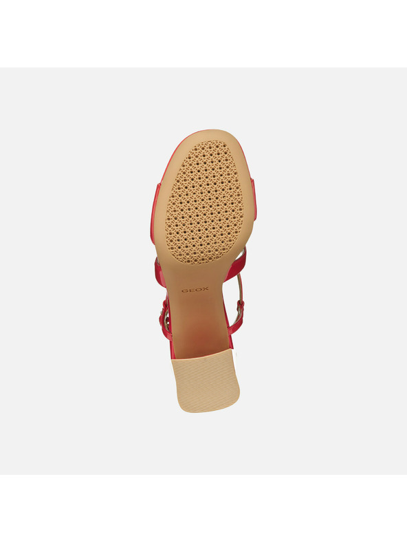 Geox Červené dámské sandály Geox New Eraklia 80 T01