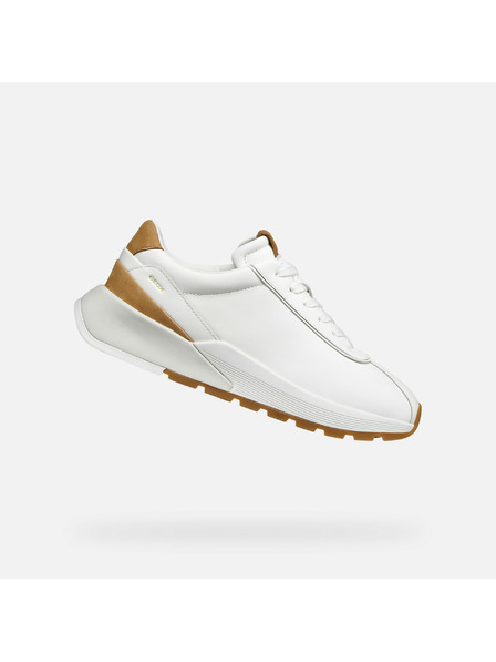 Geox Bílé pánské tenisky Geox Metropoli