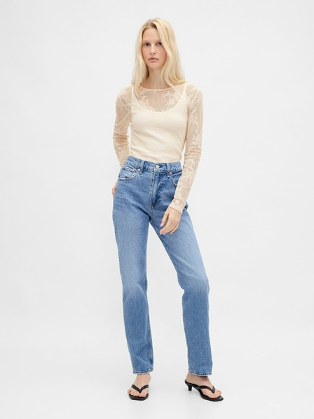 GAP Krajkový průsvitný top GAP