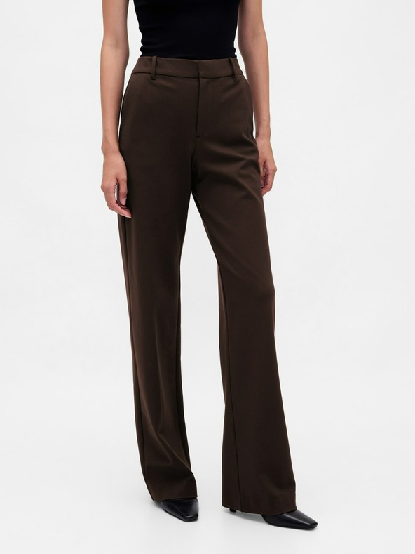 GAP Kalhoty Ponte Wide-Leg GAP