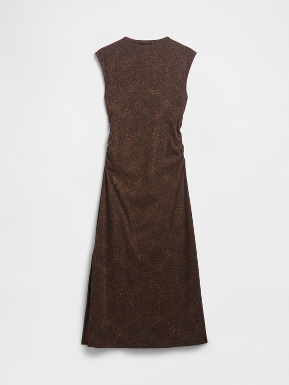 GAP Žebrované úpletové maxi šaty GAP