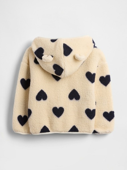 GAP Baby sherpa bunda s oušky GAP