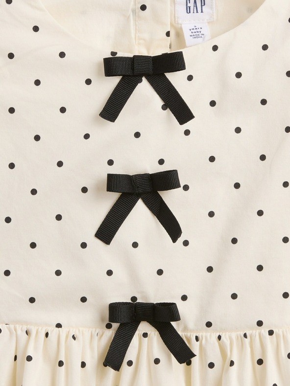 GAP Baby šaty s mašlemi GAP