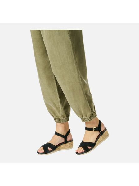 Geox Černé dámské sandály Geox Ischia Corda