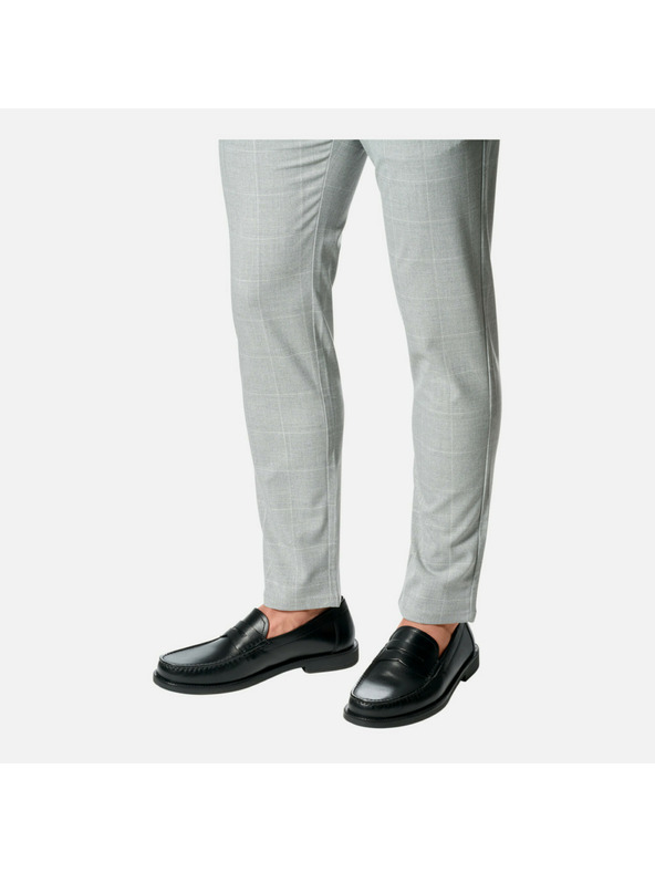 Geox Černé pánské mokasíny Geox Recanati