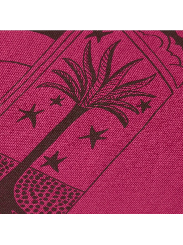 Scotch & Soda Tmavě růžové dámské tričko Scotch & Soda