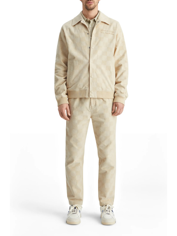 Scotch & Soda Krémová pánská manšestrová bunda Scotch & Soda College
