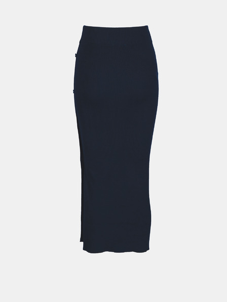 Orsay Tmavě modrá dámská úpletová sukně ORSAY