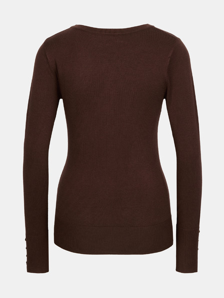 Orsay Tmavě hnědý dámský svetr ORSAY