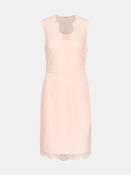 Orsay Světle růžové dámské krajkové šaty ORSAY