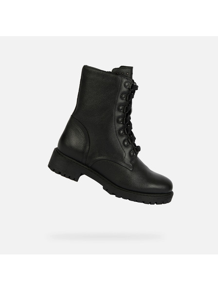 Geox Černá dámská kotníková obuv Geox Hoara