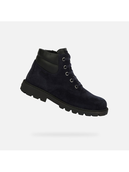 Geox Tmavě modrá chlapecká kotníková obuv Geox Shaylax