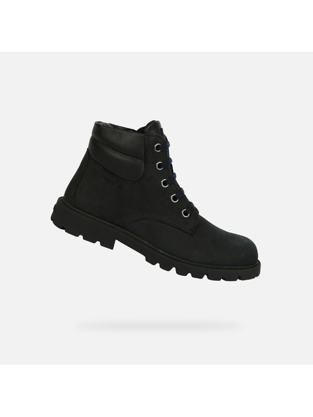 Geox Tmavě modrá chlapecká kotníková obuv Geox Shaylax