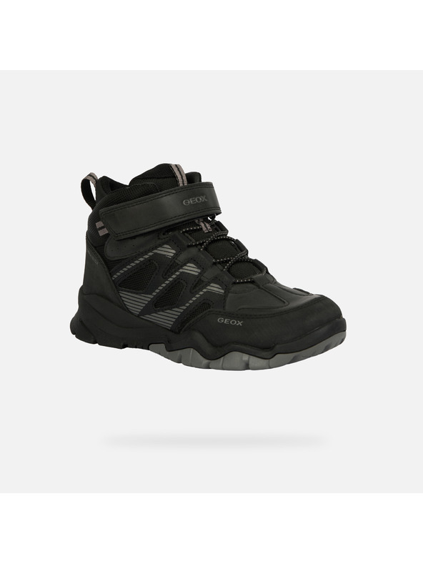 Geox Černé chlapecké tenisky Geox Montrack B ABX