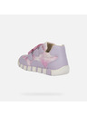Geox Fialové dívčí boty pro první krůčky Geox Iupidoo