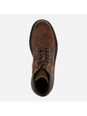 Geox Hnědá pánská kotníková obuv Geox Faloria b abx